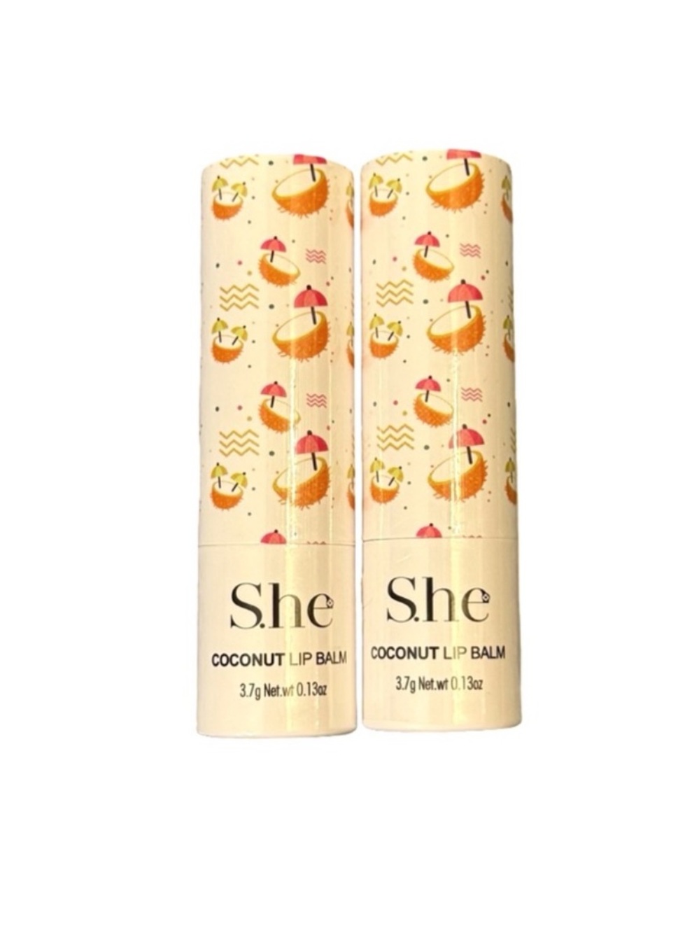 2 Coconut Lip Balms